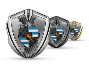 Porsche Emblemi Metal Custom Disegno Sportivo Top